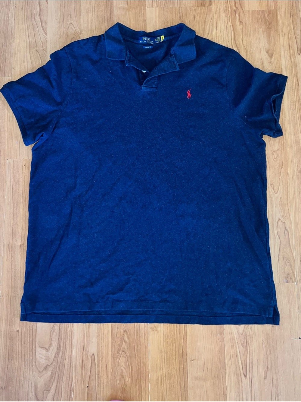Polo by Ralph Lauren Navy Polo with Red Pony Logo
